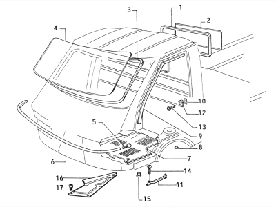 Wind screen - Rubber mats